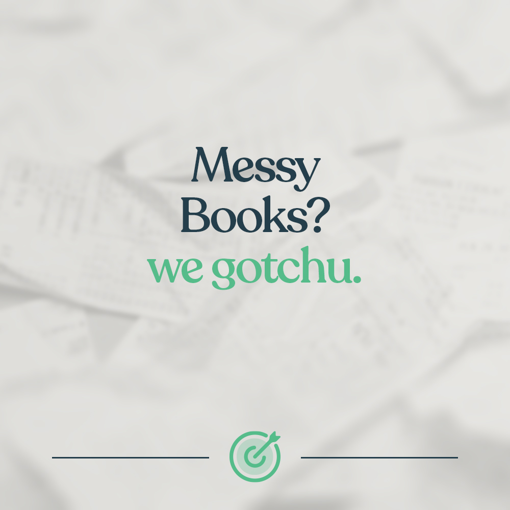 Have messy books and are too overwhelmed to sort through the chaos? No big deal. We've got you covered with our expert bookkeepers. #bookkeeper #books #nbd #wegotchu