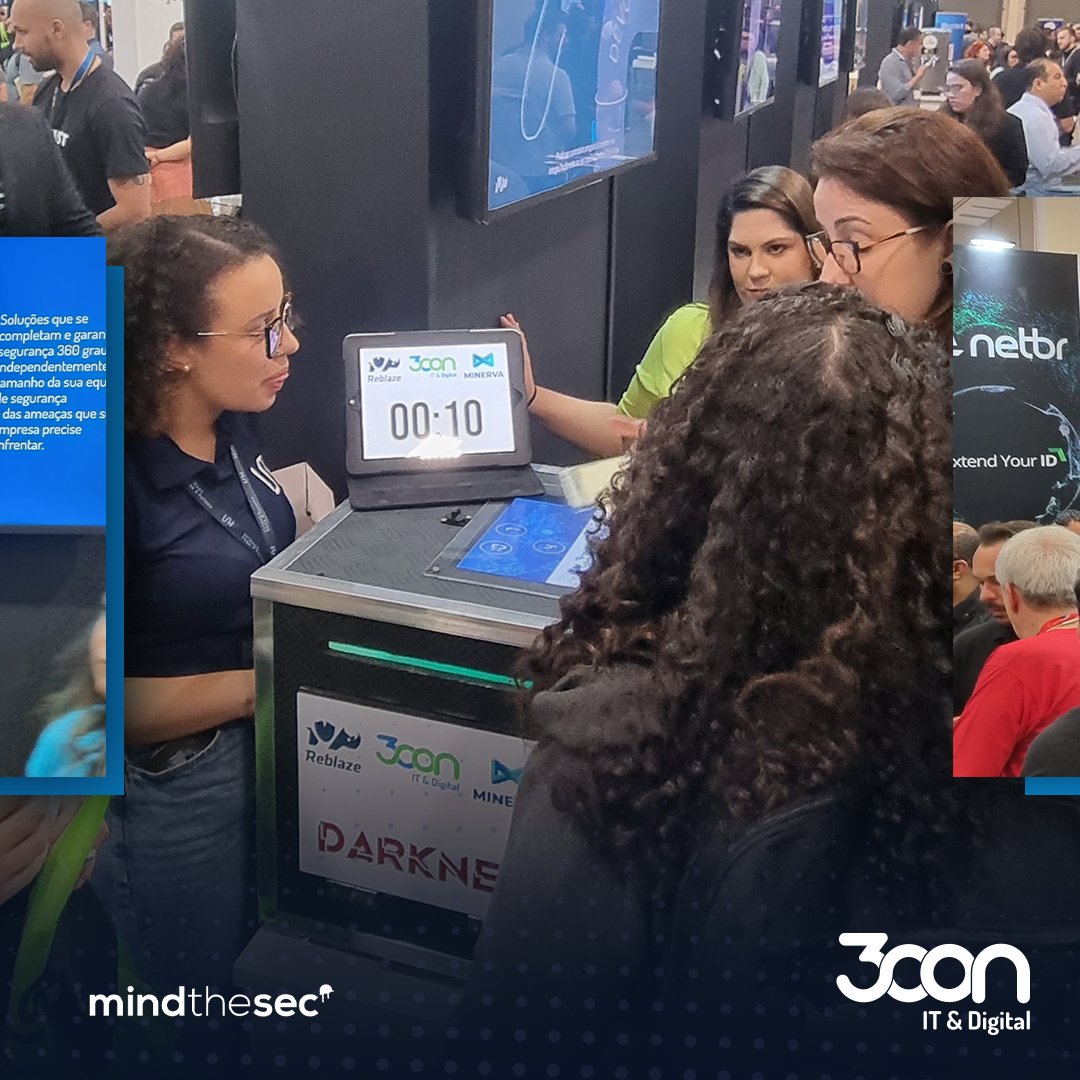trescon's tweet photo. Confira a fotos e vídeos abaixo e veja tudo que fizemos por lá!
Conheça melhor essas soluções!

#CyberSecurity #SegurançadaInformação #Ransomware #WAF #3CON https://t.co/fSHYI5GtiC