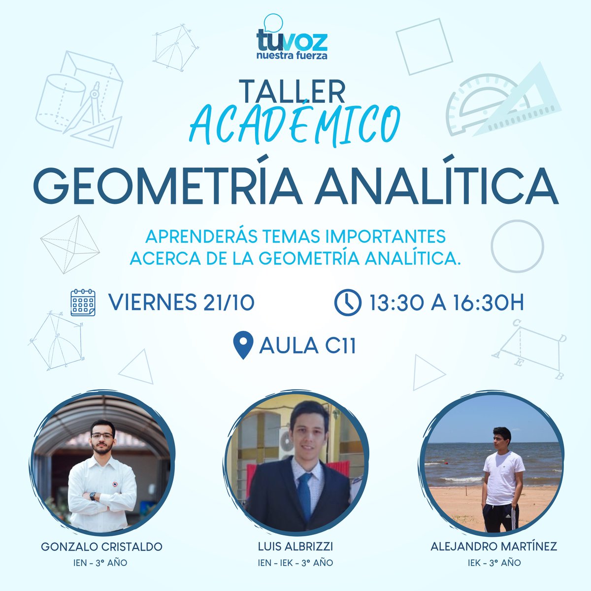 TVNFPUNA's tweet photo. 🗣️LOS TALLERES SON GRATUITOS PARA TODOS LOS ESTUDIANTES DE LA FPUNA‼️
#TuVozNuestraFuerza
#TuVozNosUne
#TVNF https://t.co/WWL1aoyOqq