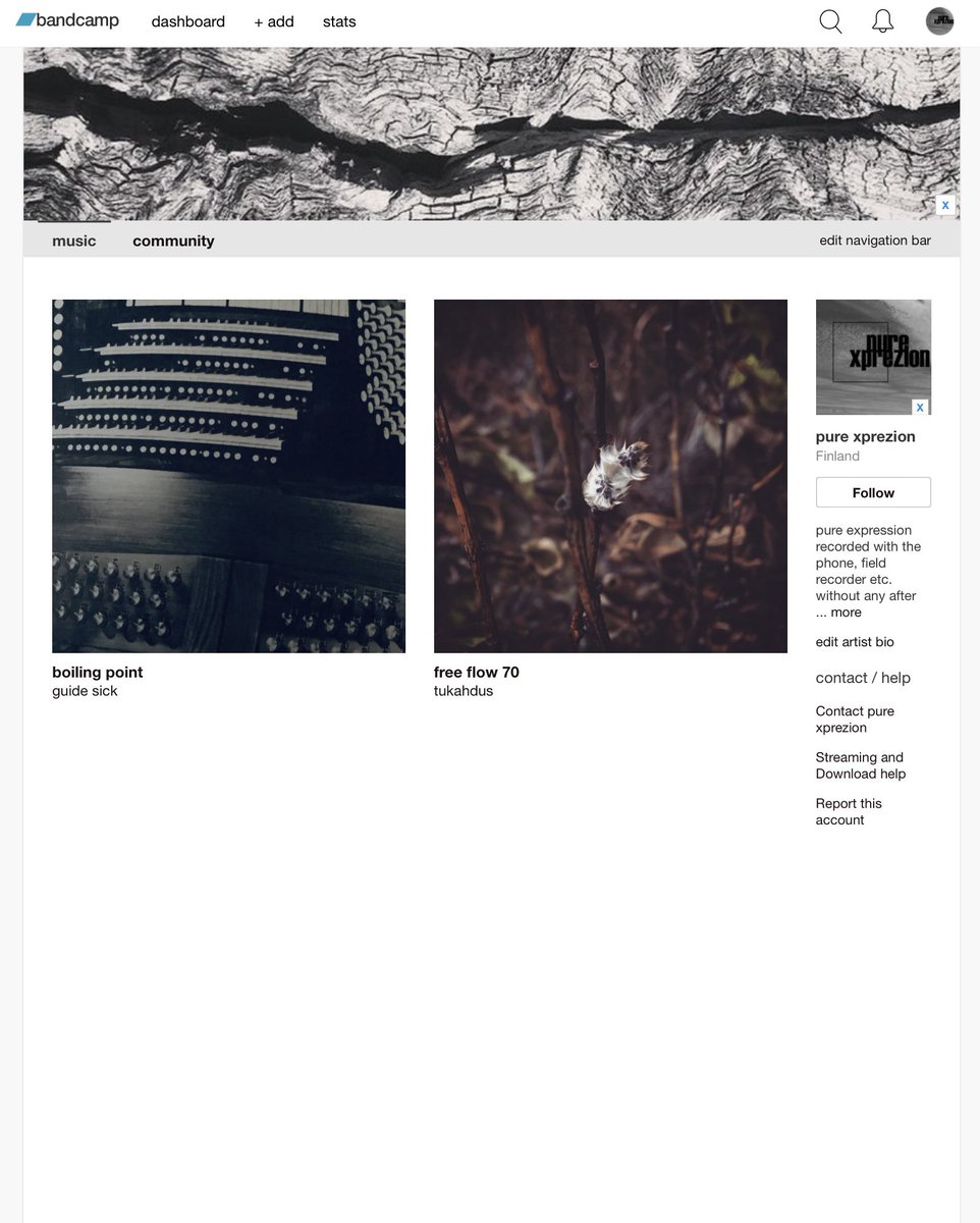 PureXprezion's tweet photo. guide sick is serving a dose of dark drones with the fm frequencies and tukahdus is having a post-classical moment.
#darkdrone #postclassical #improvisation #phonerecordings https://t.co/ndg9P5mjLr