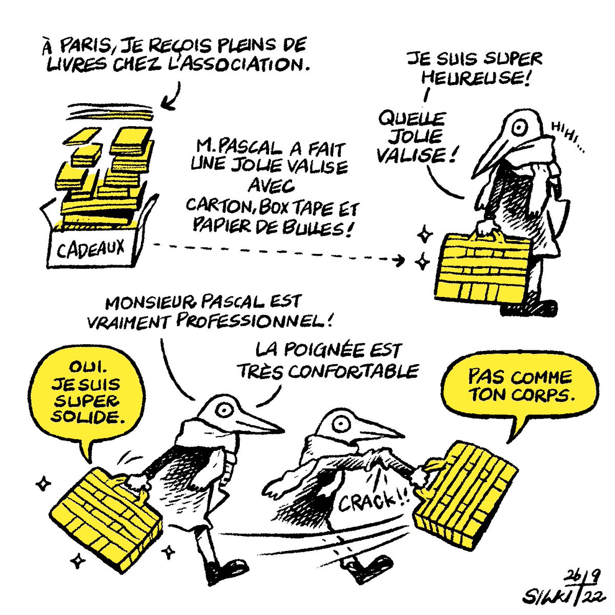 Comics in Korean/French
๐ค์ถํ์ฌ #๋ผ์์์์์น ๋ฐฉ๋ฌธ๊ธฐ ๋งํ : ๋ ๋ฐ๋ปํ๊ฒ ํ์ํด์ฃผ์๋ ๋ผ์์์์์น, ์ ์ ์ฑ
๋ค ๋์ฌ๊ฒ์
๋๋คโฆ ํฐ๊ธฐ์จ์ด ๊ฐ๋โฆ
๐Merci beaucoup l'Association. En tant que lectrice/autrice, je vous remercie toujours ! @lassociation