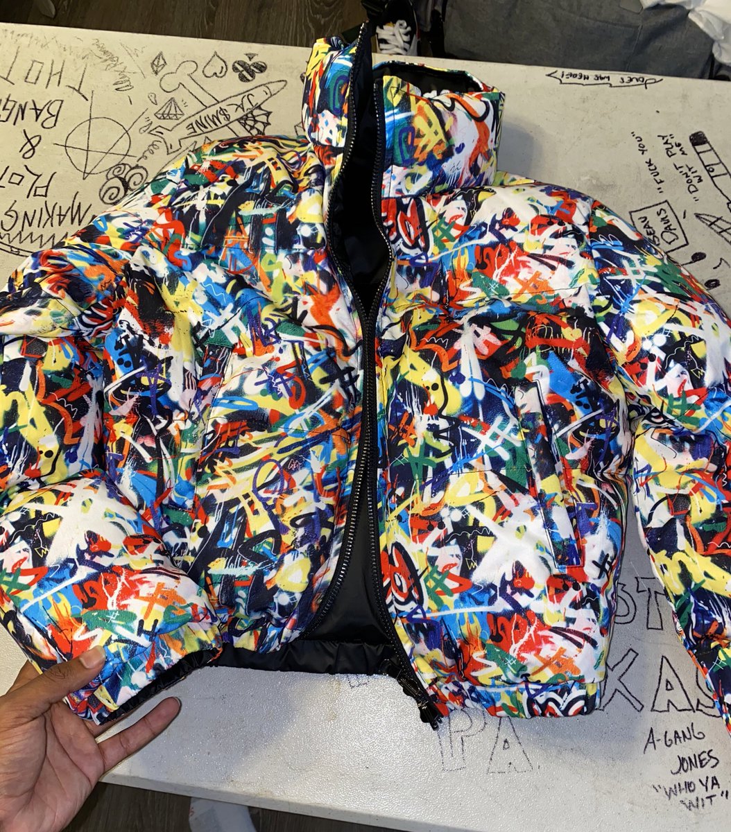malikdmcintyre's tweet photo. Before you go winter shopping you should know there’s a black designer that makes reversible coats, and it’s me. https://t.co/RTPI5VVuIg
