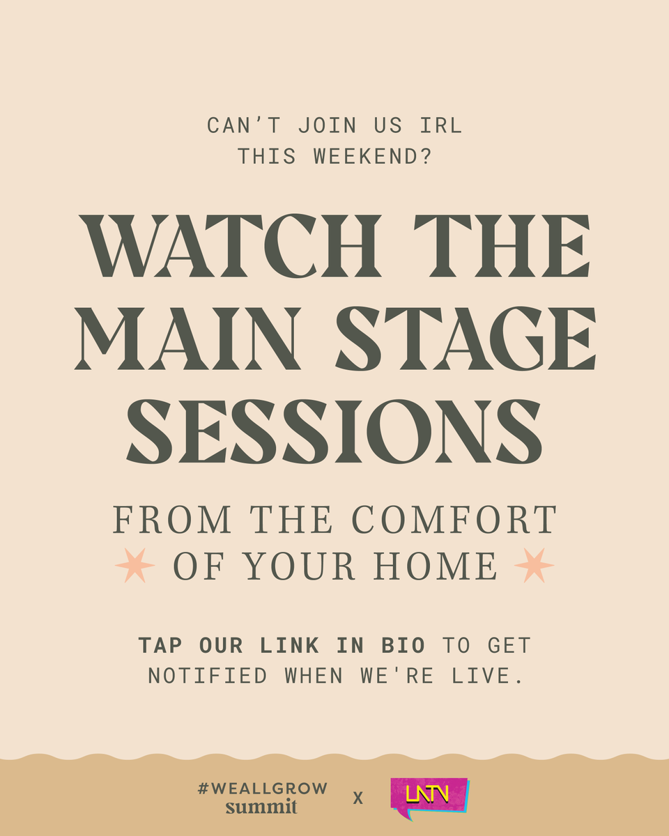 WeAllGrowLatina's tweet photo. Didn’t grab a ticket to this year’s #WeAllGrow Summit? Join us virtually tomorrow 9/30 and Saturday 10/1 to watch the Summit Main Stage sessions including the iconic Storytellers LIVE via LATV! 🎥 Visit https://t.co/4IPlrXICD8 to watch! #LATVNetwork #WeAllGrow https://t.co/OGDUJ61LQA