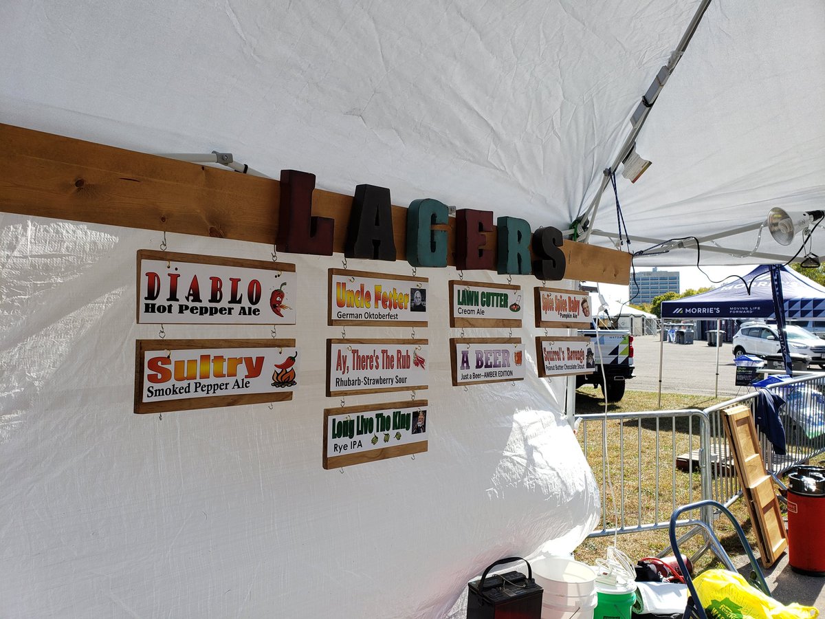 laxlagers's tweet photo. Getting set up for @OktoberfestLaX craft beer night... https://t.co/rUf6gW8d5x