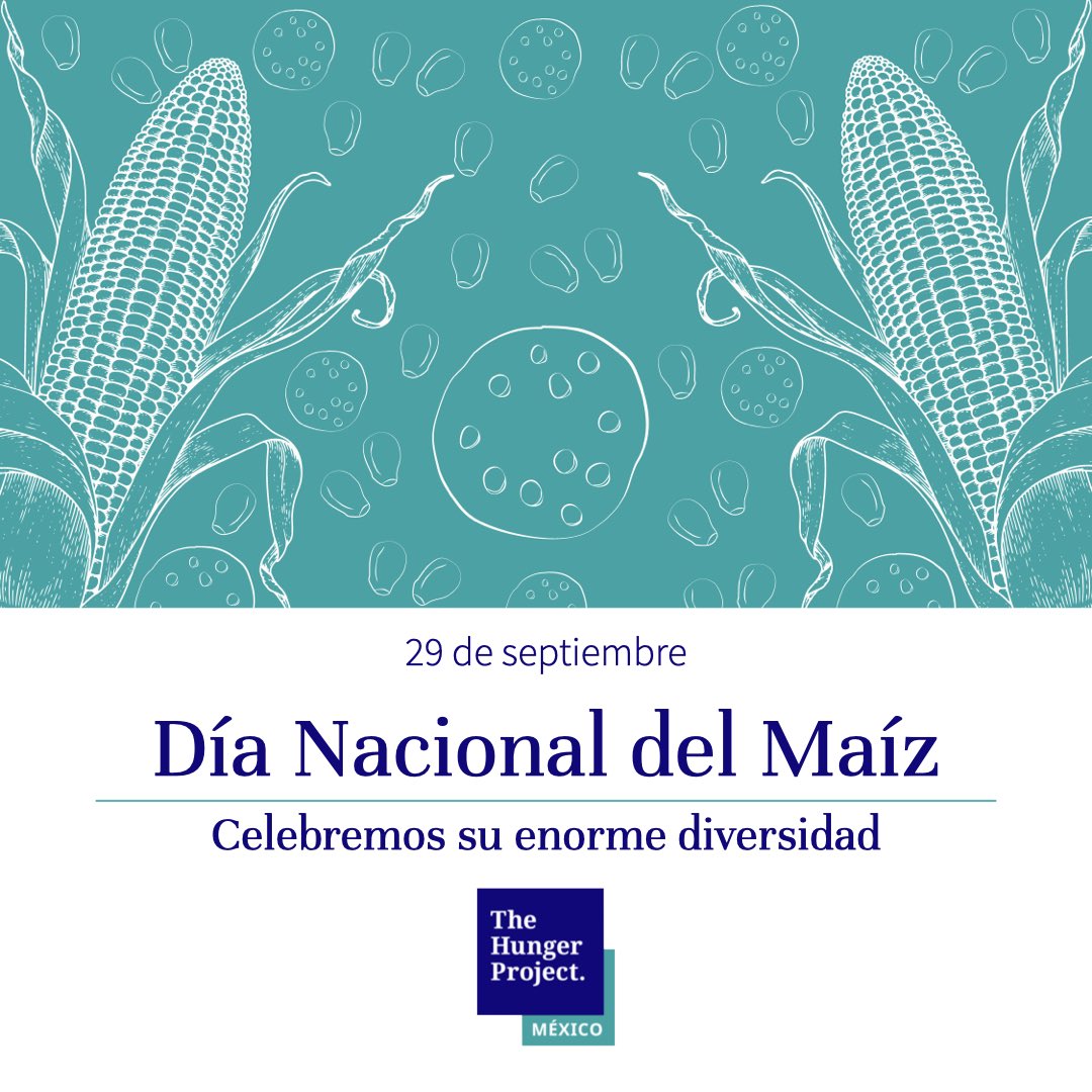 THPMexico's tweet photo. Celebremos el #DíaNacionalDelMaíz y su enorme diversidad. Protejamos la base de la alimentación en Mexico.

#TheHungerProjectMéxico #THPMéxico https://t.co/dq9jq7DTW7