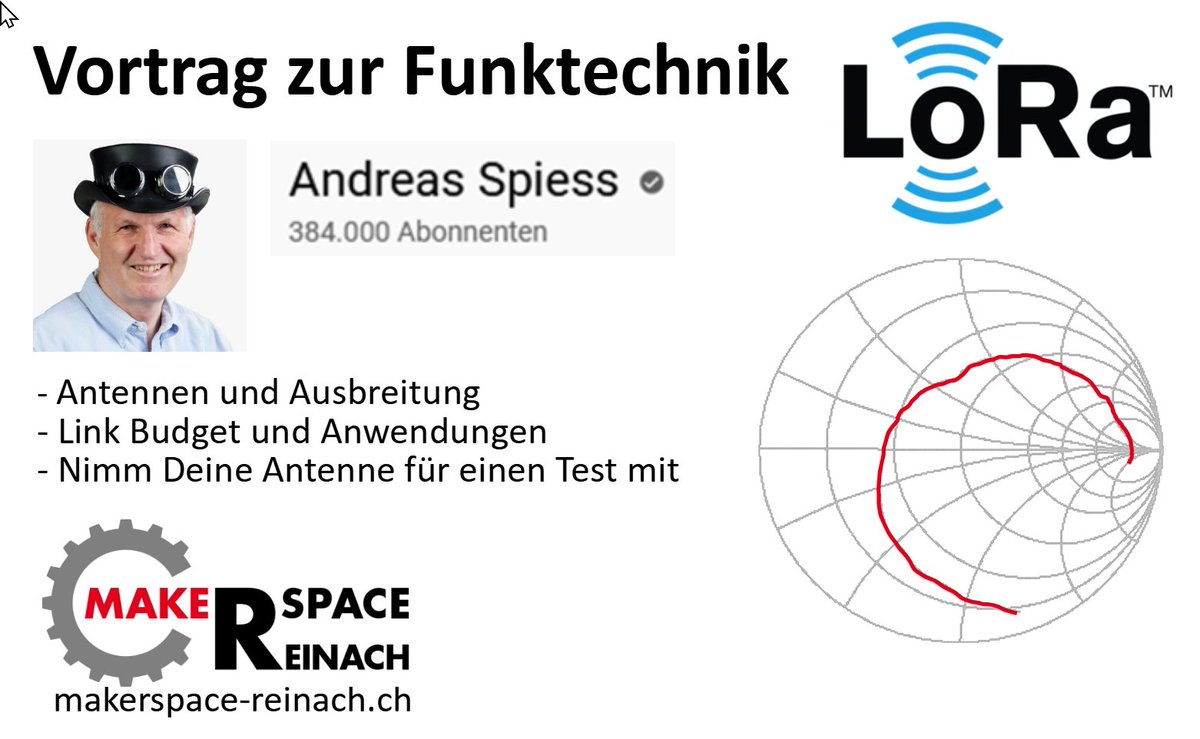 Andreas Spiess / Vortrag über Lora Funktechnik am 21.10.2022 um 20h. Infos: makerspace-reinach.ch/index.php/2022…
@spiessa #lora #funktechnik #reinach #DIY