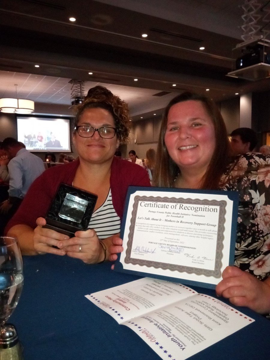 Congratulations to Townhall II's Mothers in Recovery Support Group, Let's Talk About It, for their Celebrate Public Health Initiative Nomination!

#RecoveryMonth #recovery #mothersinrecovery #mothers #Congratulations