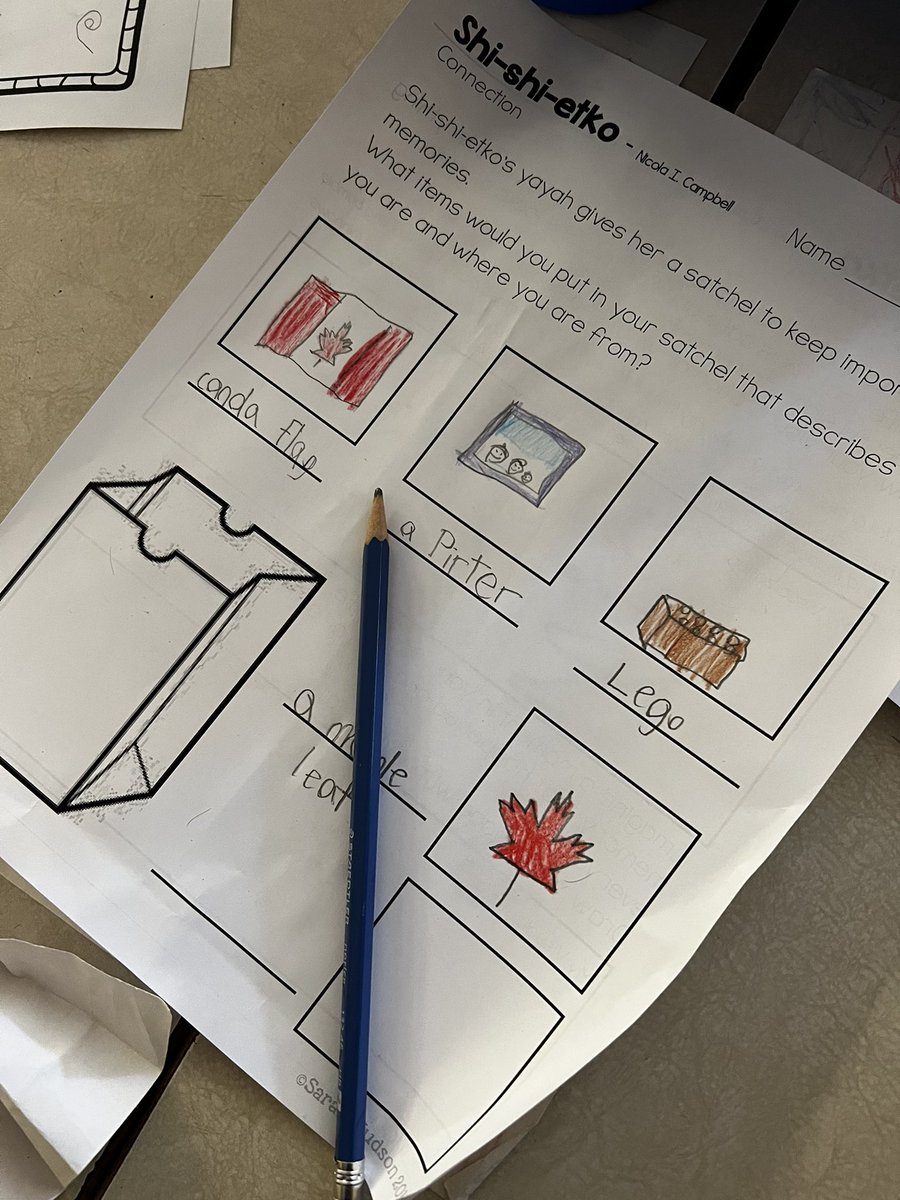 ms_donofrio's tweet photo. Its #TruthAndReconciliation week. 1st we read the beautiful book “On the Trapline”. Then we brainstormed what we learned about Indigenous peoples from the book, and even learned some new words! Then we read “Shi-shi-etko” and made connections to the book. 1/2 https://t.co/pWXWiMIWq8