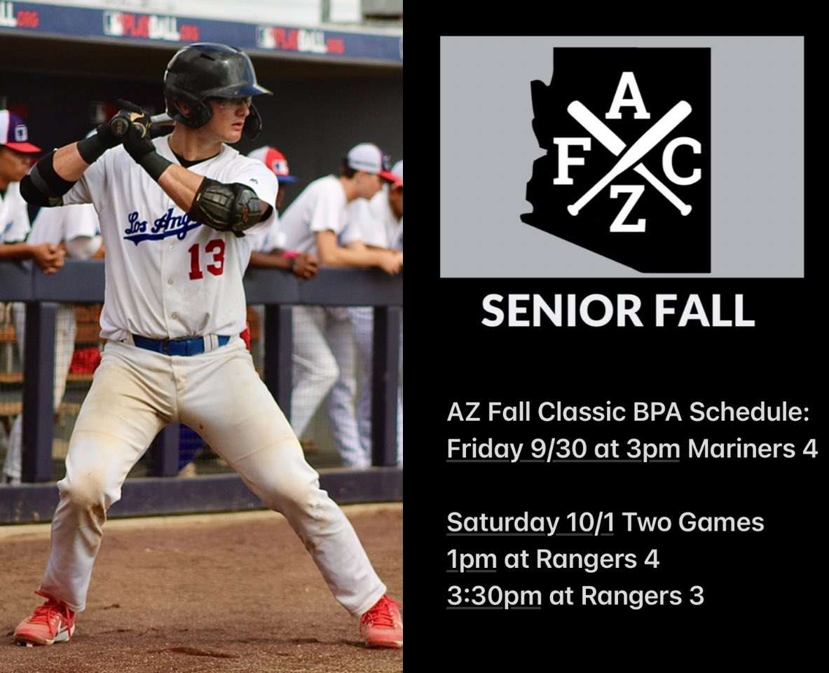 gavintaylor_27's tweet photo. Game Schedule at the @AZFallClassic #seniorfallclassic @BPATravelball https://t.co/fbJiLkBajs