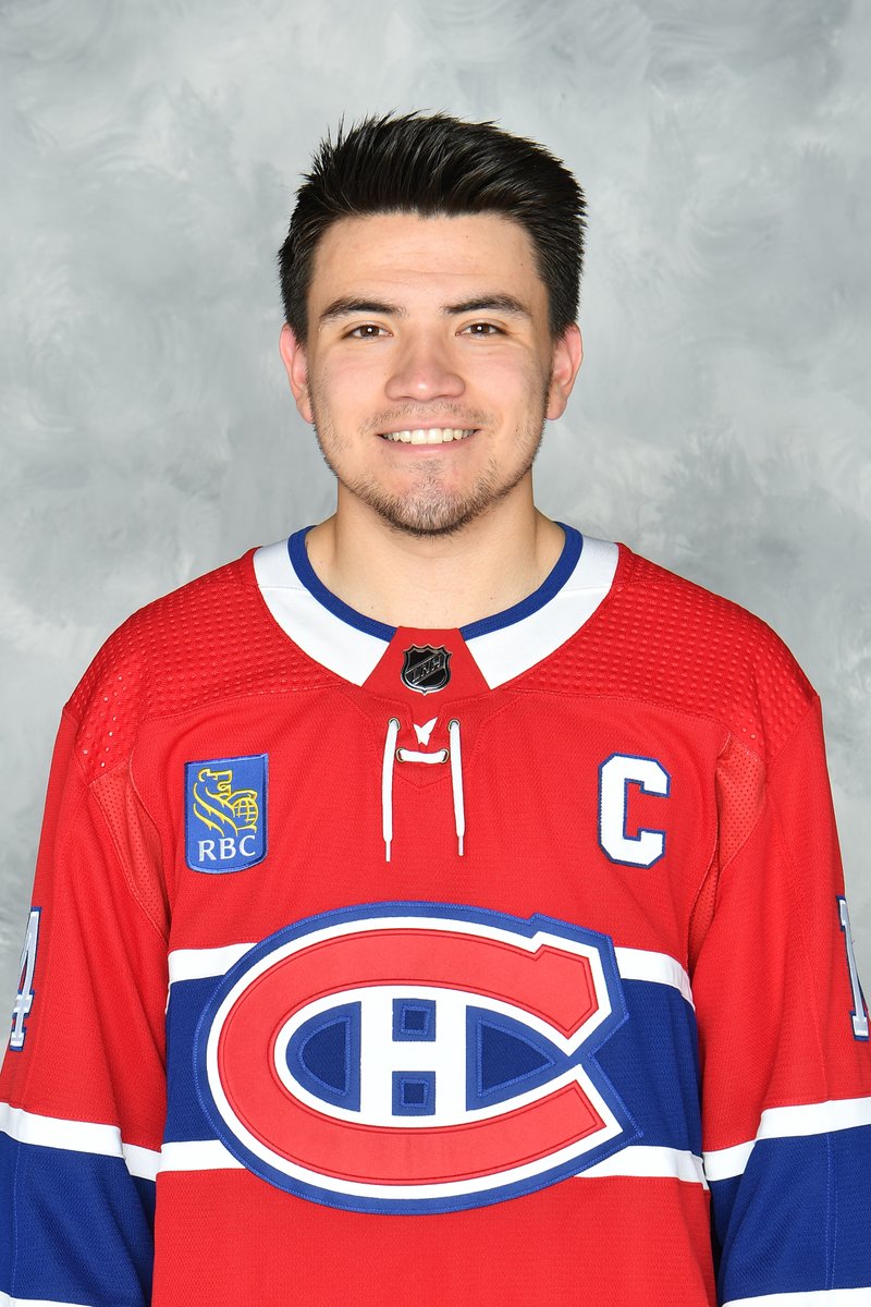 The newest captain of the Montreal Canadiens. 👀 

📸: <a href="/CanadiensMTL/">Canadiens Montréal</a>