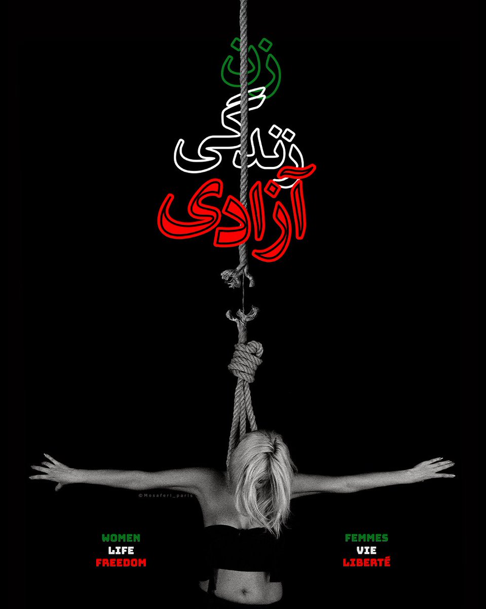 HosseinMosaferi's tweet photo. به امید پاره شدن اون بند نازک در روزهای آتی
#مهسا_ایمنی #مهساامینی #Mahsa_Amini #MahsaAmini https://t.co/DNzI4Cor0q