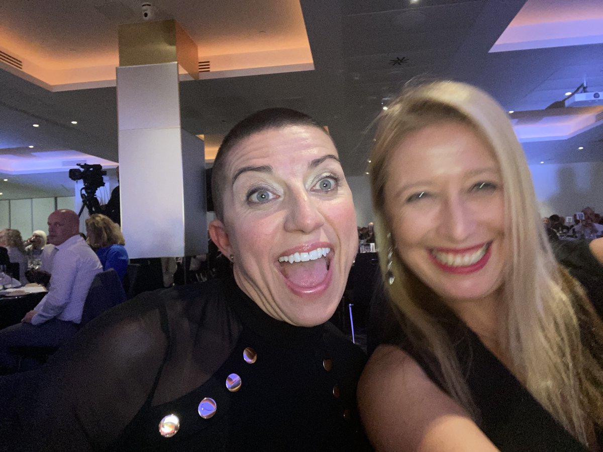Michelle and me at Money Marketing awards #mybestface #mmawards22