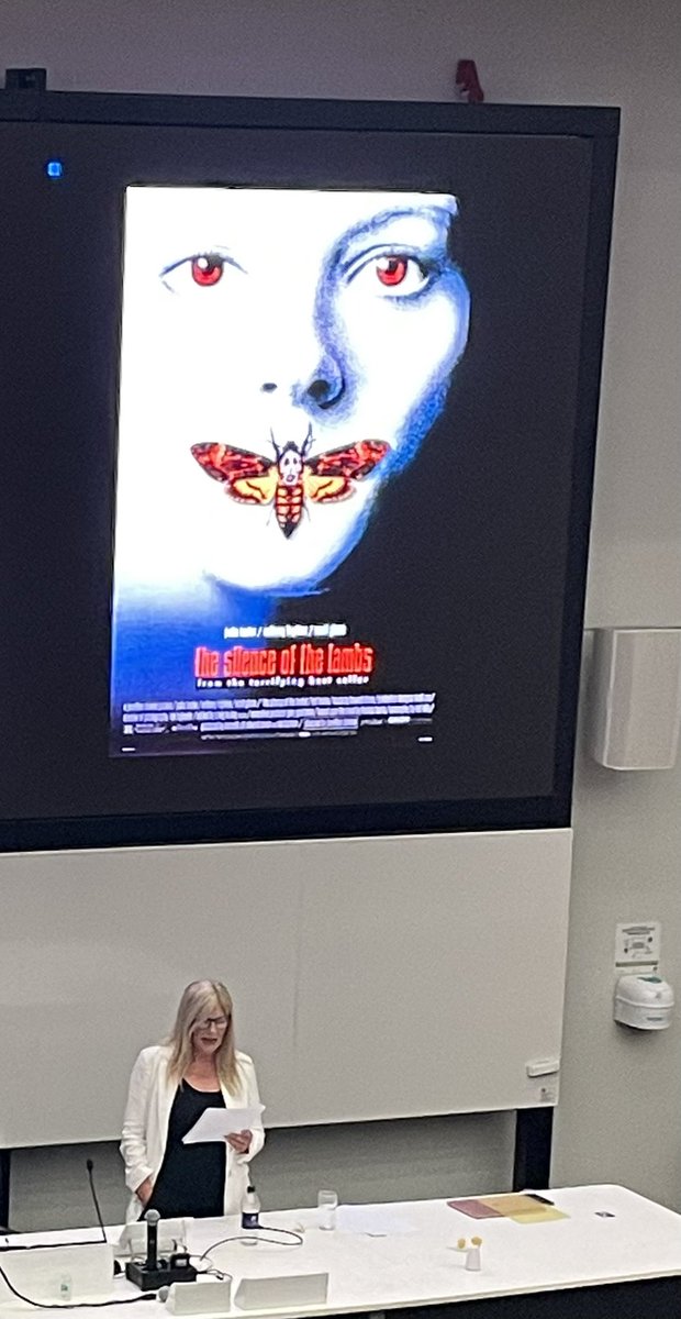 Great night out at <a href="/lundrigsam/">Prof Sam Lundrigan</a> inaugural professorial lecture. Fascinating to hear about her research on geography, crime, and criminal behaviour. And great film origin story!