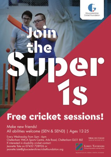 🏏 New Super1s hub starting 🗓Wednesday 5th October 🏟 @CheltenhamYMCA ⏰ 5pm - 6pm Come along, play cricket and make friends.