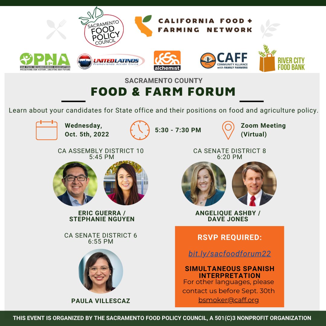 AlchemistCDC's tweet photo. There's still time to RSVP! Join us next Wed, 10/5, for the Sac County Food &amp; Farm Forum! This virtual forum will provide you with a chance to hear local candidates for State office discuss their positions on food and agriculture policy. RSVP required at https://t.co/TQdiCIEYLY https://t.co/b2atiNzqpv