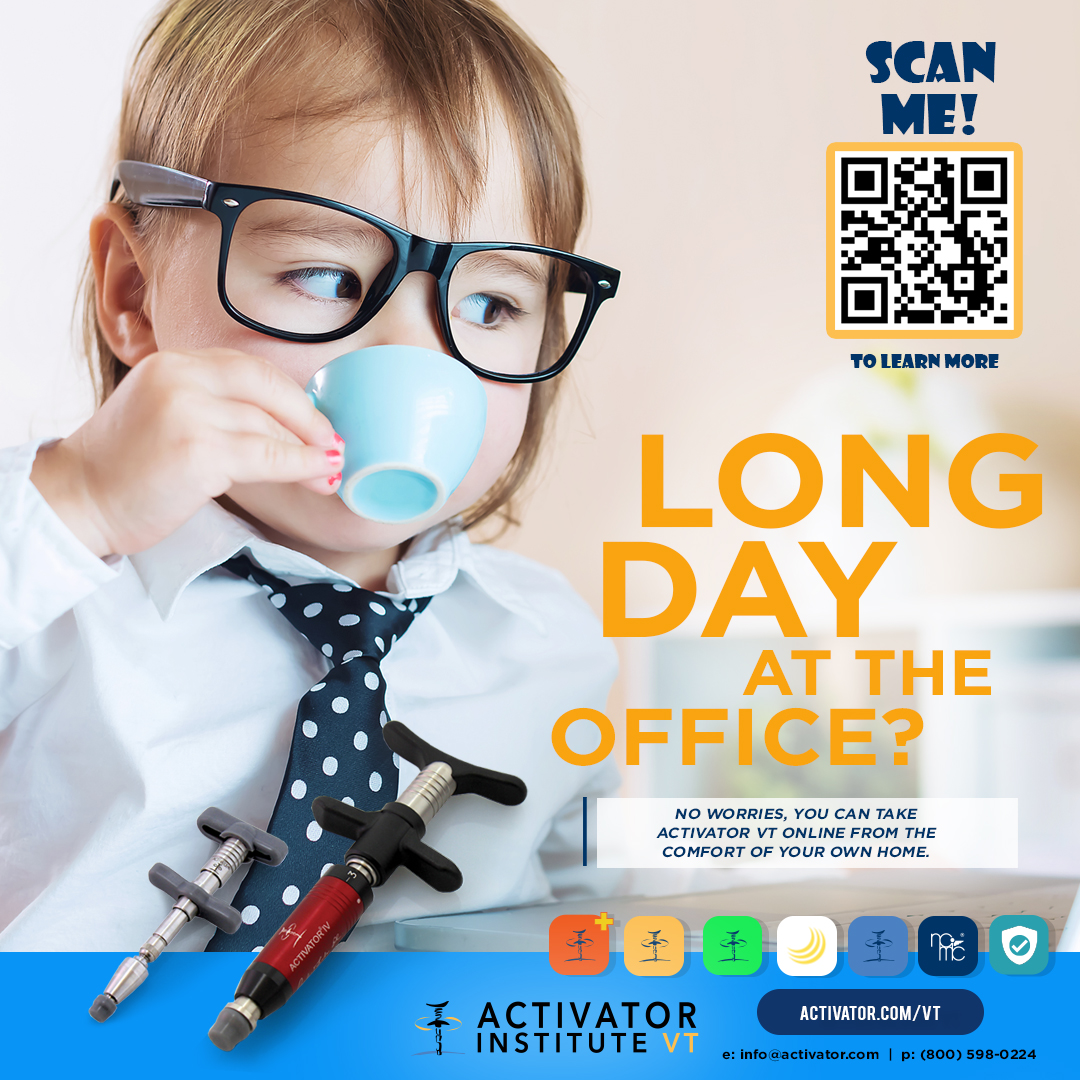 activatormethod's tweet photo. We now offer 7 online courses at https://t.co/XjoSJK4A9J Learn at your own pace and receive your Proficiency Rating! Reminder everyone must complete VT before the end of the year to maintain your rating.
#activatormethod #activatormethods #chiropractic #chiropractor https://t.co/Wxokcap3Zw