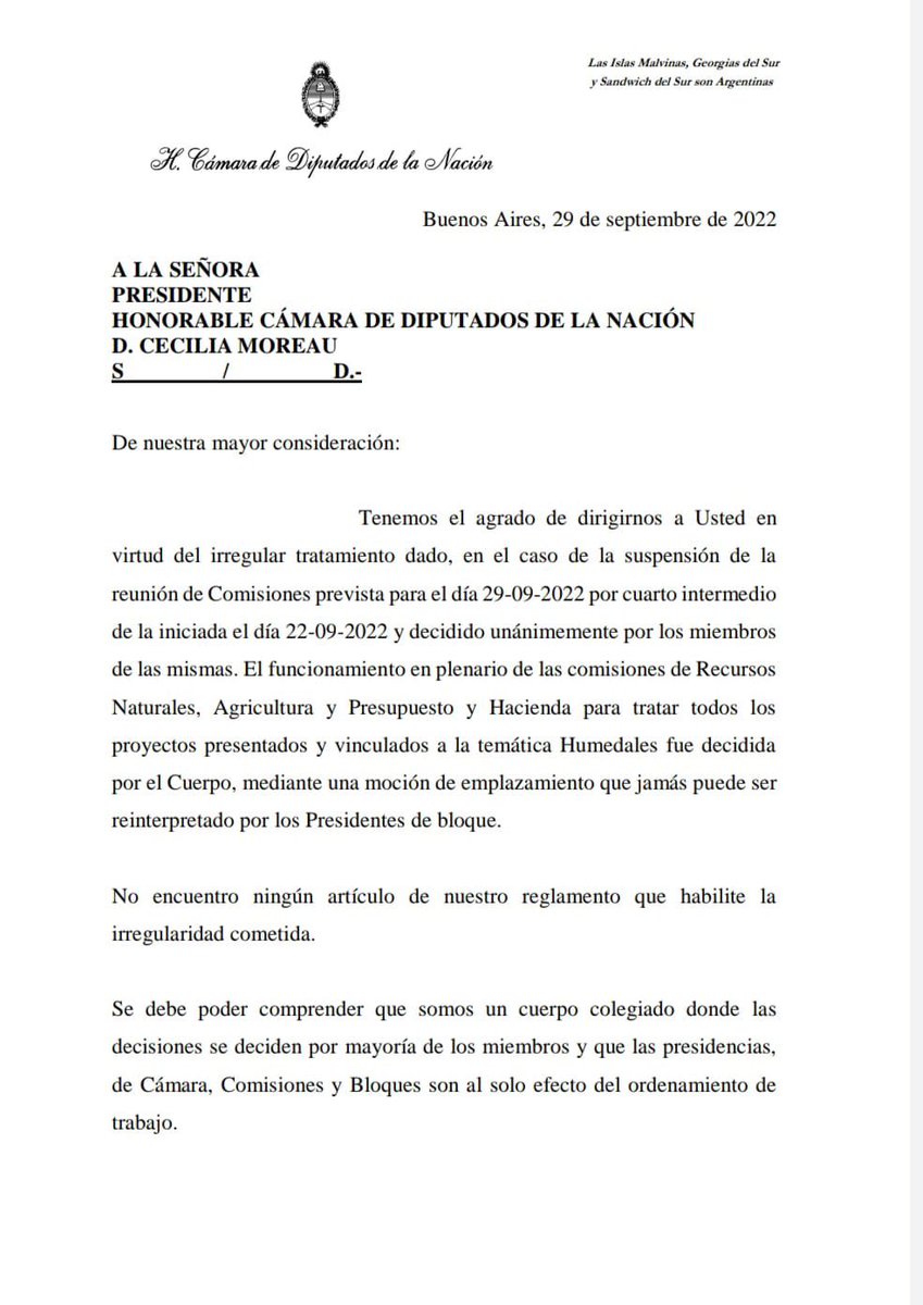 EnriqueeEstevez's tweet photo. Con la diputada @GracielaCamano presentamos una nota para dejar constancia de la irregularidad que existe en la solicitud de algunos bloques para que se suspenda la reunión agendada para hoy. El plenario de comisiones fue votado en el recinto y luego suspendido arbitrariamente. https://t.co/YxgeU5nPEV