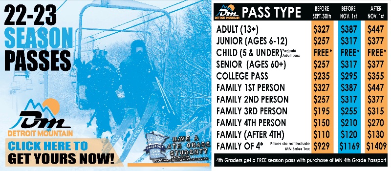 You have (1 MORE DAY) for the best rates of the season... Get your 22-23 Season Pass Today!- mailchi.mp/detroitmountai…