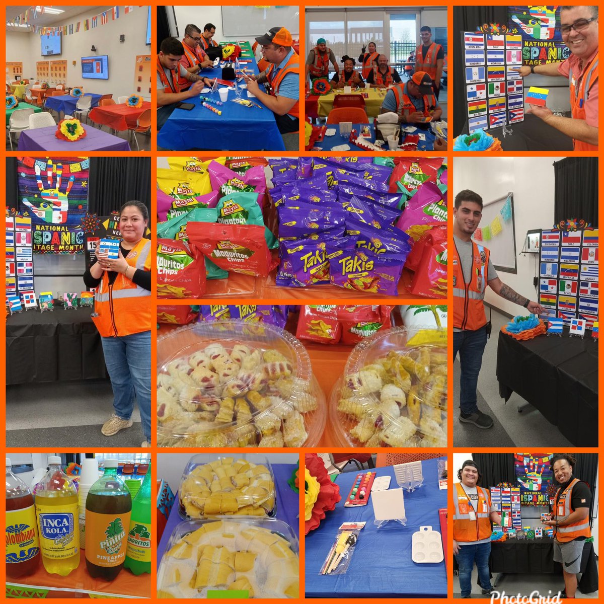 Celebrating Hispanic Heritage during our MIB. Our Amazing Associates got to design their own 4x4 tiles! FDC5840