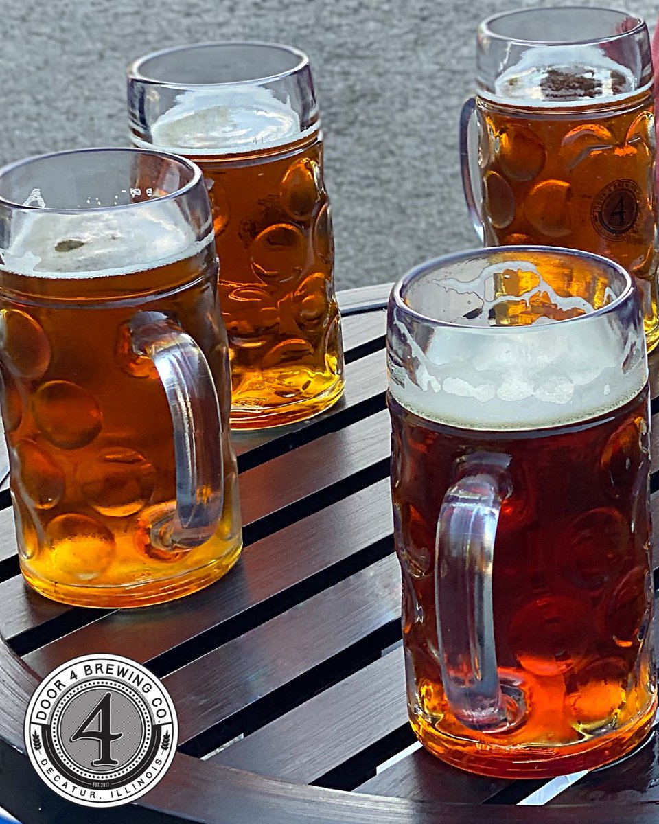 Door4Brewing's tweet photo. Today’s the last chance of this year to purchase a stein at Door 4. We’ve got limited inventory of our Oktoberfest steins, $15 each, &amp; select beers are on sale tonight for stein fills. Grab one when you’re here for dinner and Open Mic Night with Bob the Brewer. Music starts at 6. https://t.co/cQfxnVDVcR