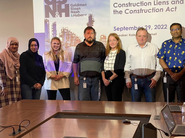 GSNH_Law's tweet photo. Kaleigh Du Vernet had a great morning catching up with our Chubb Fire & Security Group friends about the #ConstructionAct, prompt payment & adjudication.
@kaleighduv @chubbfs
#prompt #adjudication #constructionact #construction https://t.co/1guNqgvNX0