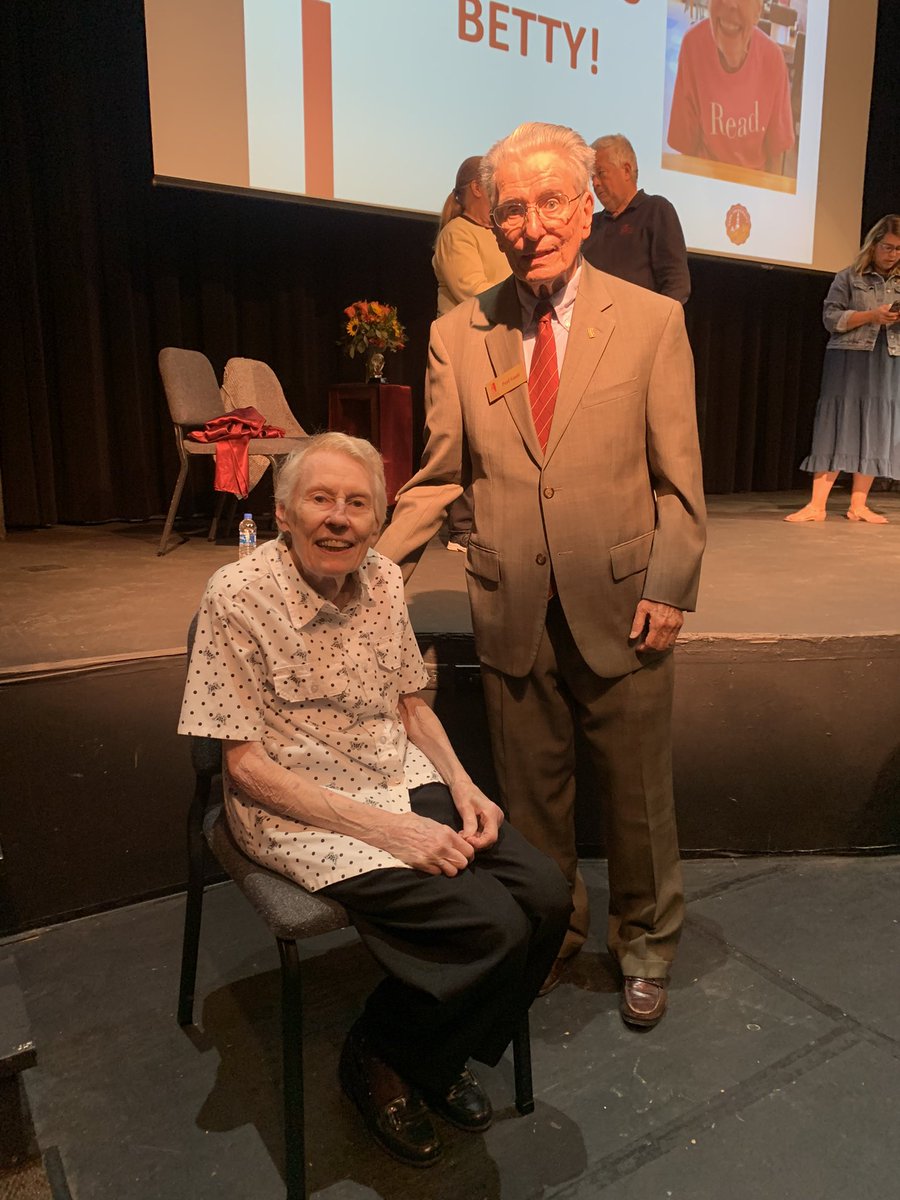 ParkUniversity's tweet photo. Congratulations to Betty Dusing, recipient of the 2022 Paul H. Gault Service Award! A beloved member of the @Park_LACSS team, Betty retired in 2019 following 54 years at Park. https://t.co/suPj5IfVuj