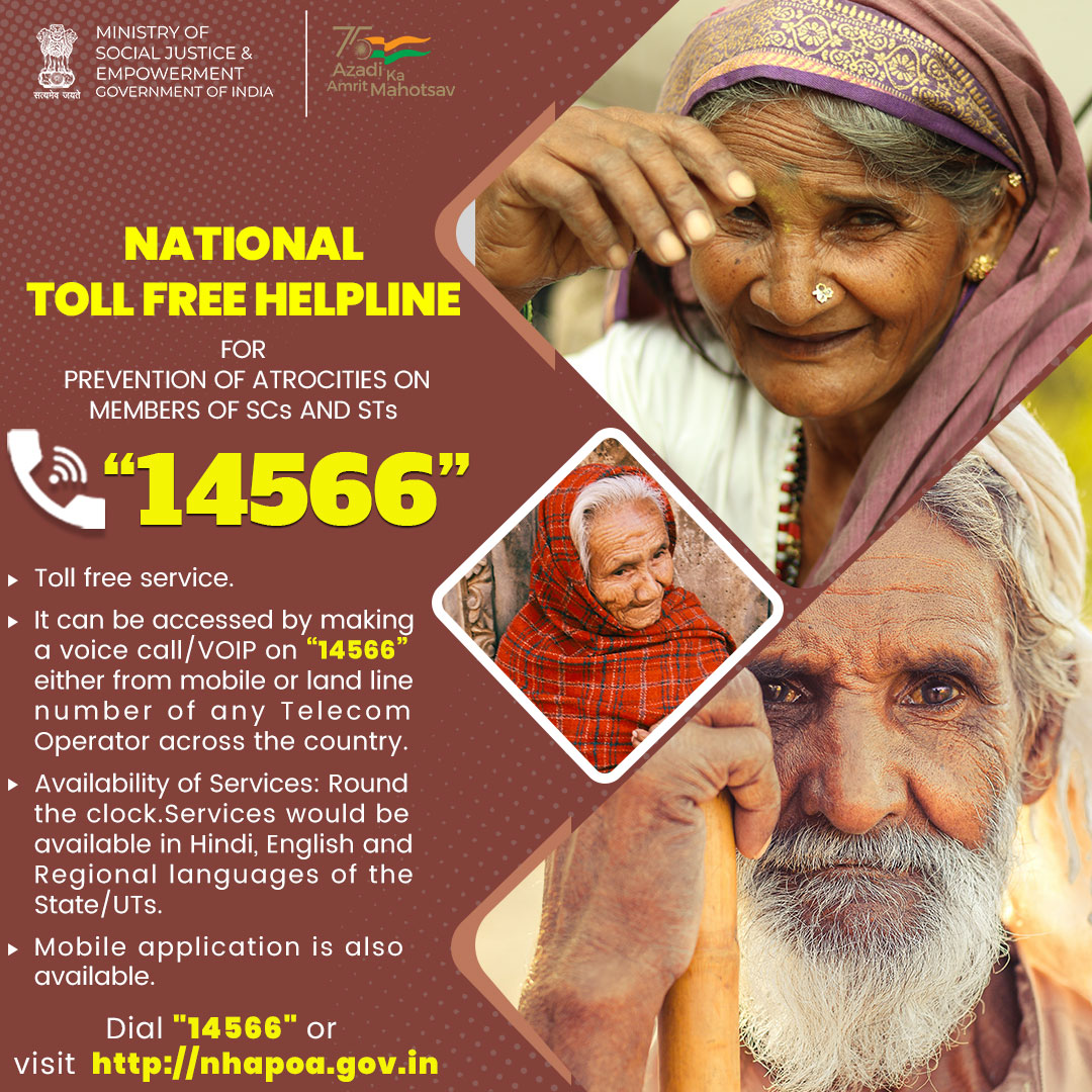 ssurepally's tweet photo. Finally, we have National  help line for prevention of atrocities on #SCs and #STs. let's spread this . #Dalit #DalitLivesMatter https://t.co/gifLEsfggI