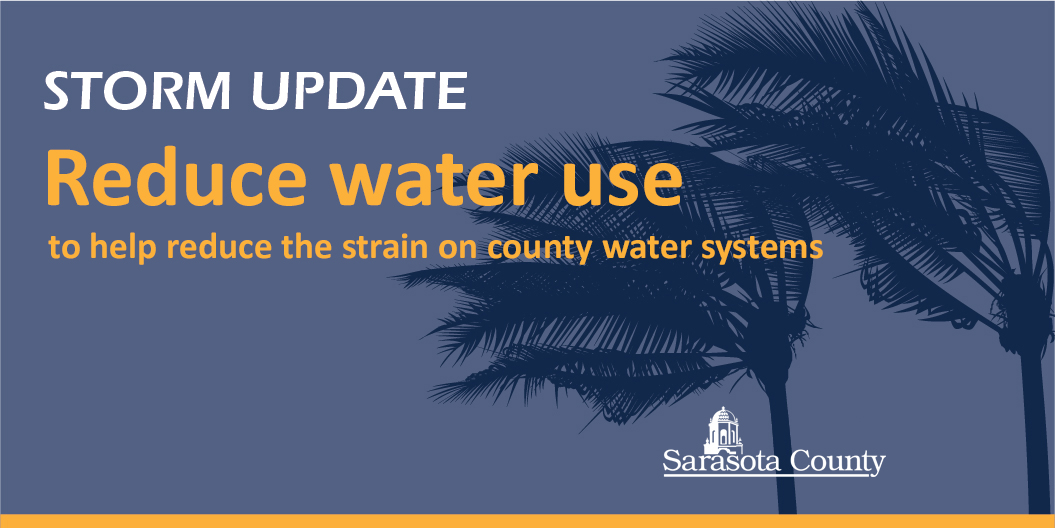 SRQCountyGov's tweet photo. Utilities Update: Continue to reduce water use to lessen stress on the county's water systems. #HurricaneIan #SRQCountyUtilities

https://t.co/KC73mmEDaq https://t.co/vo6uoXF84x