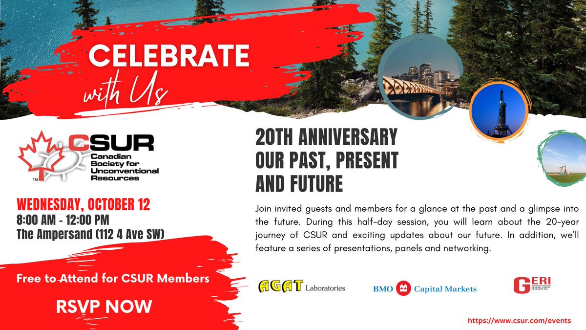 CSEEyyc's tweet image. Thank you @AGATLabs , @BMO Capital Markets and GERI for sponsoring this event.

#celebrate #Anniversary #CSURyyc #future #energy #evolving