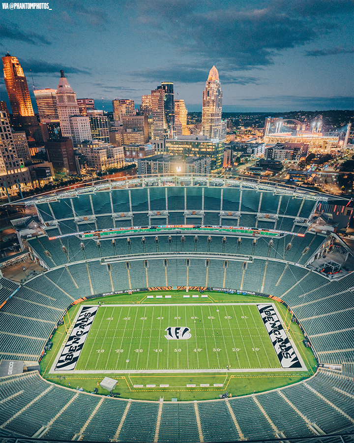 NFL's tweet photo. ⚪️ Welcome to the Jungle ⚪️ (via phantomphotos_/IG)

#MIAvsCIN -- 8:15pm ET on Prime Video
Also available on NFL+ https://t.co/fK7vaWAizI https://t.co/5XHk7xOLOq