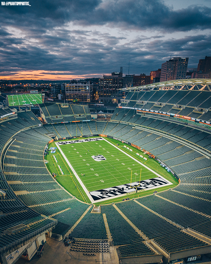 NFL's tweet photo. ⚪️ Welcome to the Jungle ⚪️ (via phantomphotos_/IG)

#MIAvsCIN -- 8:15pm ET on Prime Video
Also available on NFL+ https://t.co/fK7vaWAizI https://t.co/5XHk7xOLOq