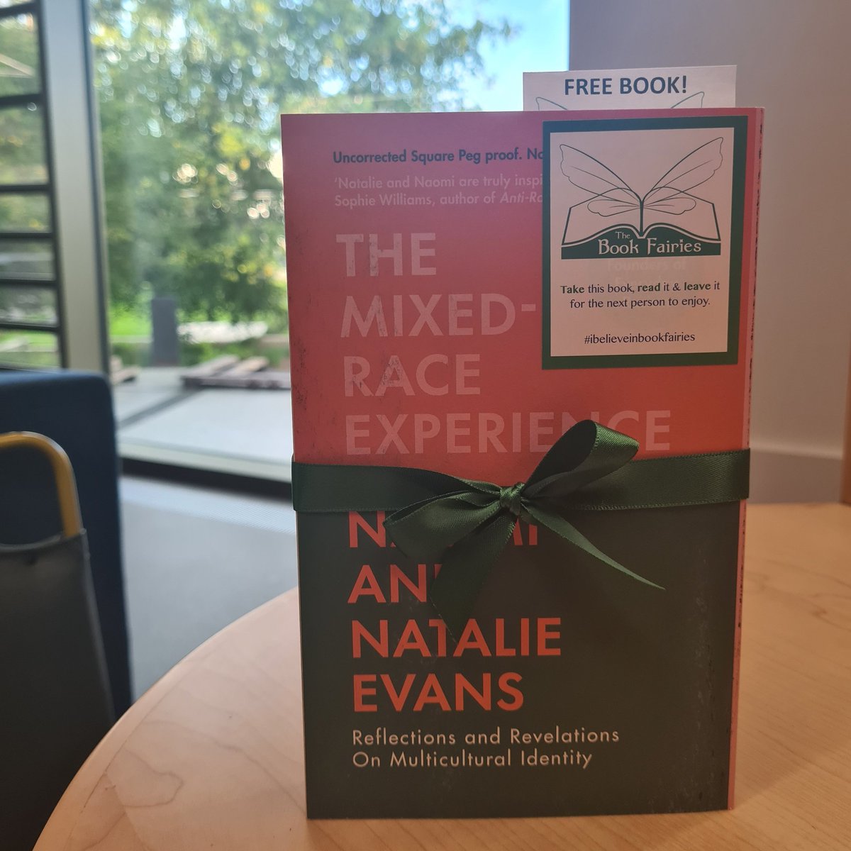 A copy of The Mixed Race Experience by Naomi and Natalie Evans has been hidden at the University of Stirling. Will you be the lucky finder? #ibelieveinbookfairies #VintageBookFairies #BookFairyProofs #TheMixedRaceExperience #BLMBookFairies