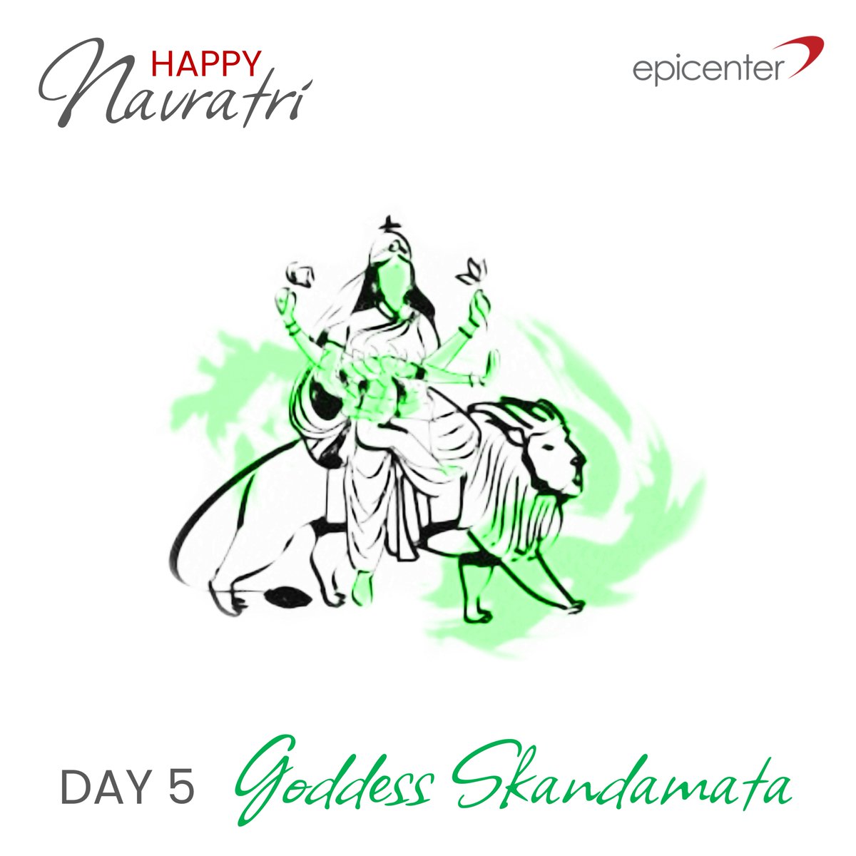 epicenterAI's tweet photo. Celebrating 5th day of Joyous Navratri!
#Navratri #Garba #Navdevi #day5 #Green
#LifeatEpi https://t.co/lOpQtKoWKd