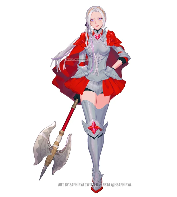 FEH style Edelgard from Fire Emblem 3 Hopes #FEHeroes #FE3Hopes #Edelgard 