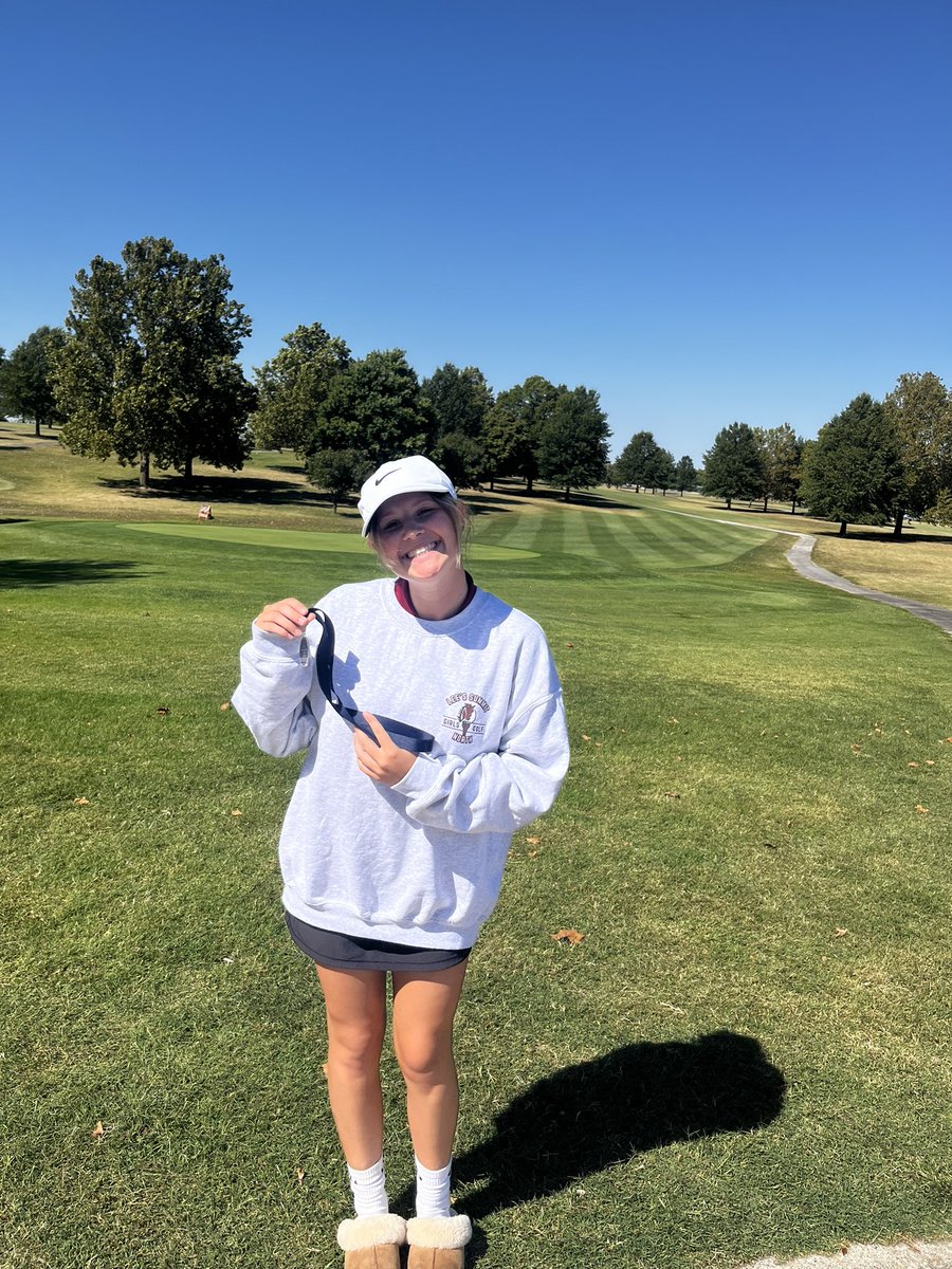 Hannah Keisker took 5th place in the Joplin Invitational on Tuesday and 9th place in the Wildcat Invitational today!
