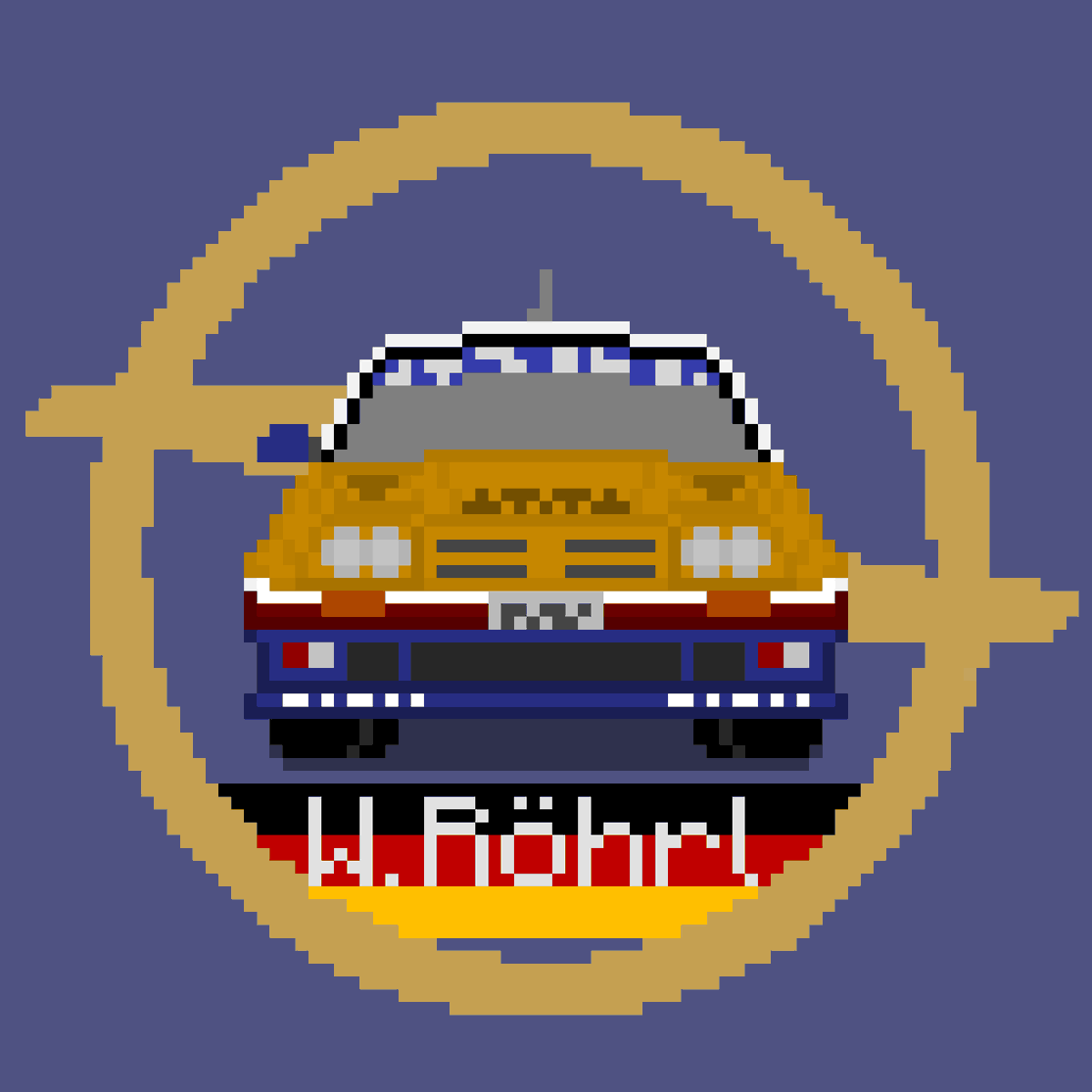 PixelRallyNFT's tweet photo. Opel Manta 400 Champions Series #PR26
 https://t.co/y6Gr891zwt via @opensea #NFT2049 #NFTGame #NFTartwork #nftcollectors #groupb #classicrally #opel #walterröhrl https://t.co/bkCSshLeS6