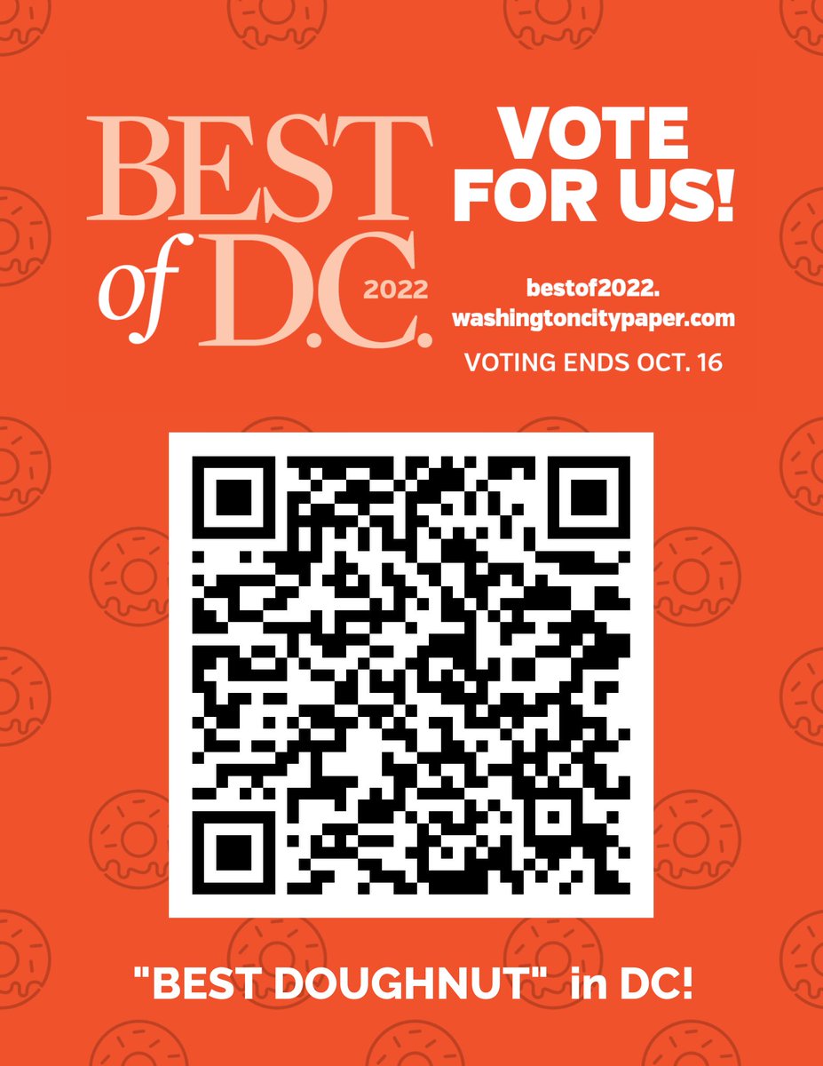 It’s that time of year! We’ve captured DC’s vote 8x, let’s make it 9! 🍩🏆
