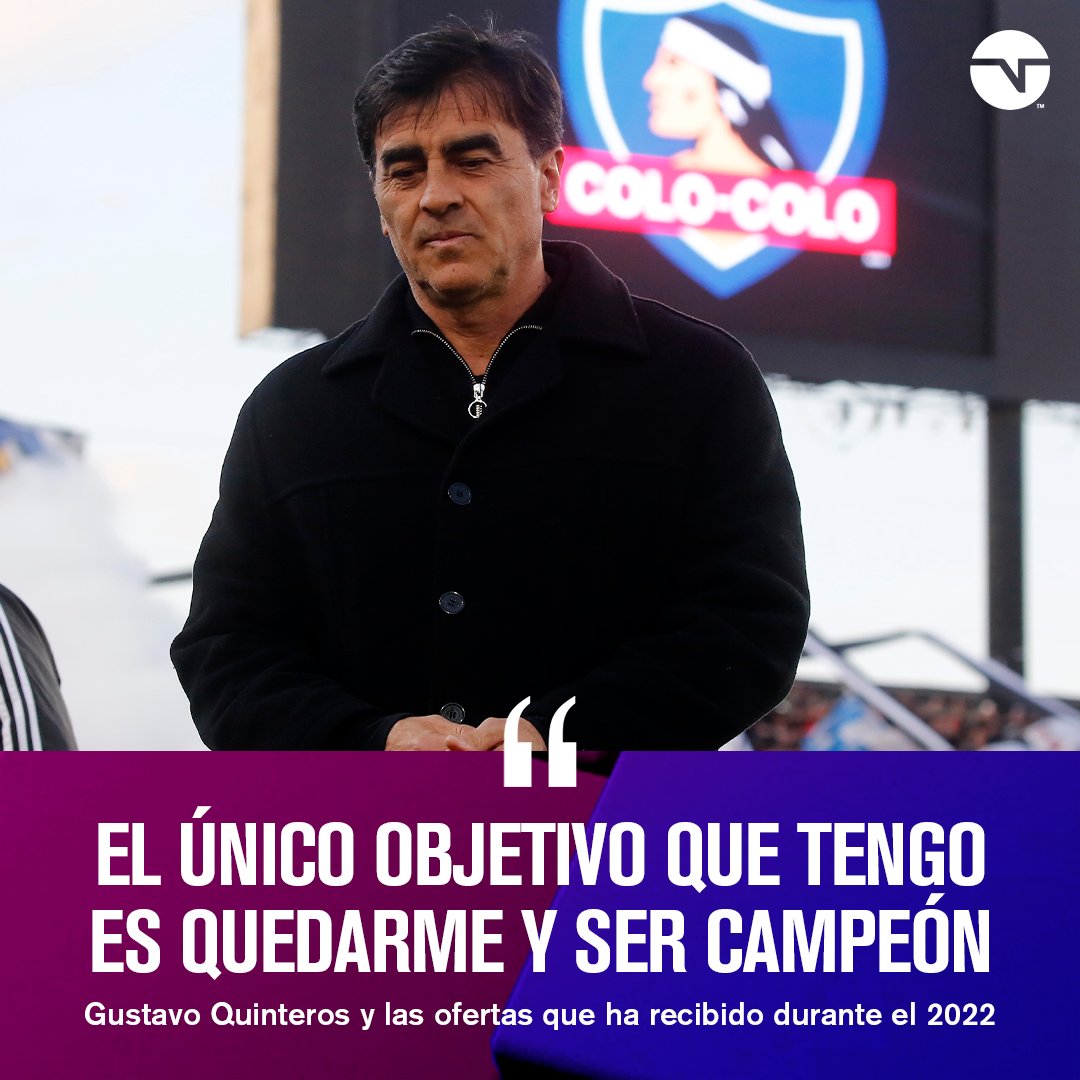 TNTSportsCL's tweet photo. 🤟⚪⚫Gustavo Quinteros quiere cumplir sus objetivos

📌 El entrenador manifestó que su deseo es bajar la estrella 33 y que no ha pensado en dejar a los albos 

¿Más detalles? ➡ https://t.co/p7y18C7CdE https://t.co/6Hz7umg21b