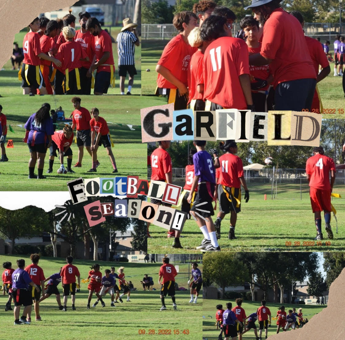AusdGarfield's tweet photo. Here is @AusdGarfield Parks and Rec Football team playing their first game! https://t.co/40TaKLIPjB