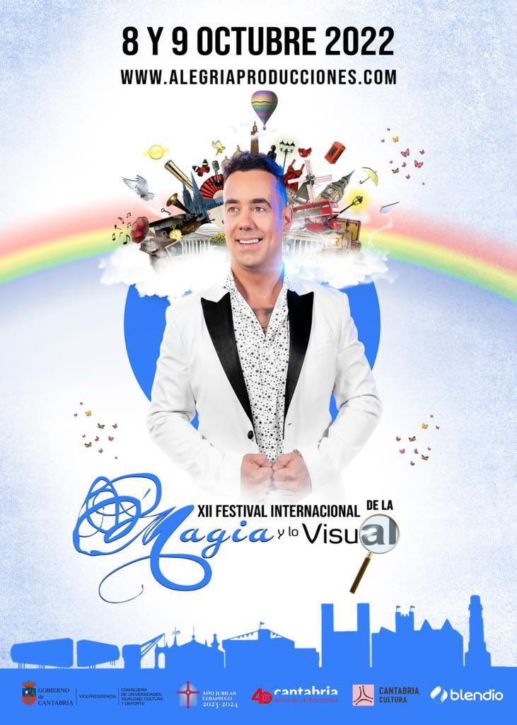 .<a href="/MagiaAlegria/">Raúl Alegría</a> lleva dos meses recorriendo #Cantabria con su festival internacional de magia. Hoy presentamos la gran gala que celebraremos en el @pfcantabria. La mejor magia del mundo se da cita en nuestra tierra.