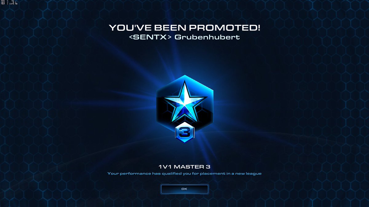 Finally reached Masters for the first time today