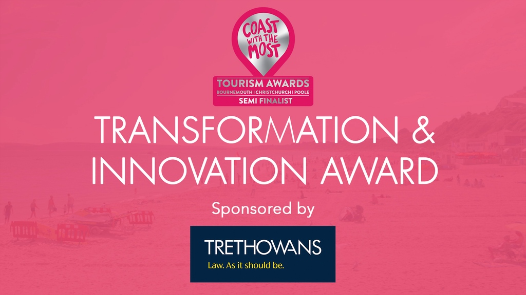 dmbtourismaward's tweet photo. In the category of 'Transformation & Innovation Award', the semi finalists for the #DMBTourismAwards are...
@MarshamCourt
#polygonpetsltd
@WestBeachBmouth
@whodaresgyms
Category sponsored by @trethowansllp https://t.co/VP2zdSOo2C