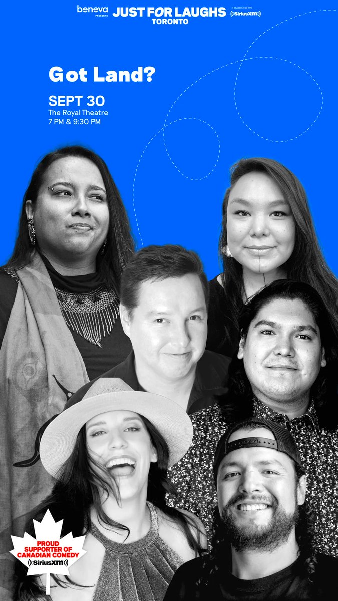 thedonkelly's tweet photo. We're resilient. We're resurgent. And we're still here!...and we're very funny, too. On September 30 come celebrate with some of the finest, funniest Indigenous comedians - heck, funniest comedians, period - at #JustforLaughsToronto
Info on the pic. https://t.co/c9RztveUjq