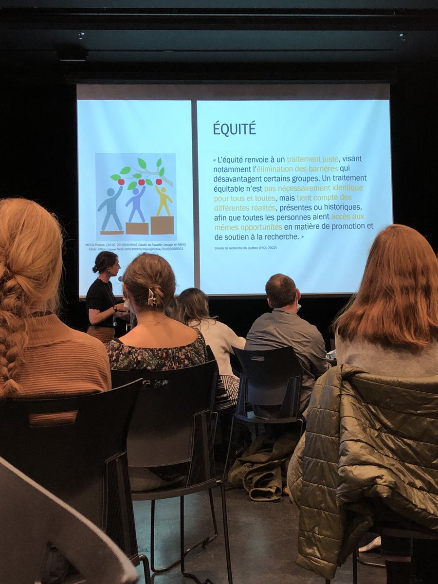 IMPAKTsci's tweet photo. Une très belle initiative du Comité Étudiant du #Cirris pendant le Colloque étudiant : un panel sur l’#EDI dans le cadre de la #recherche scientifique. 👏🏼 https://t.co/NJ6N76hJhx