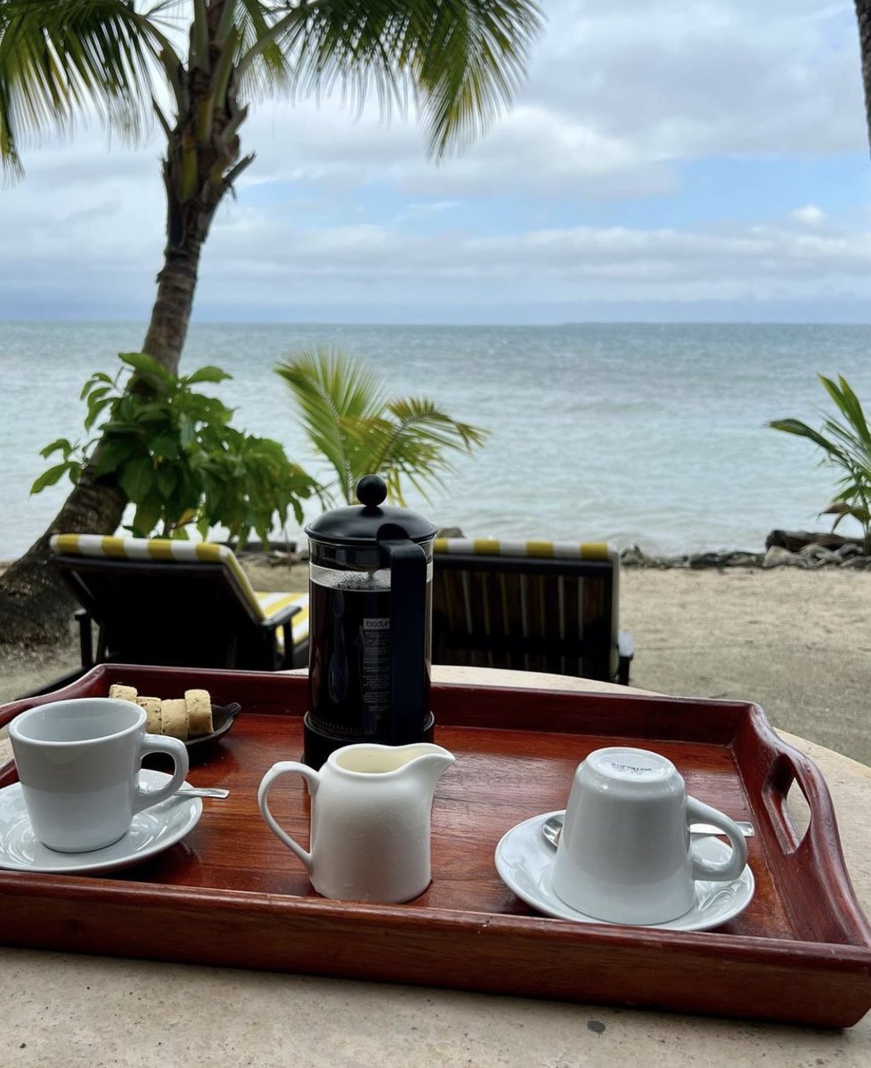 mardorm's tweet photo. @Hyatt Does French Press and scones at Calala Island count? #worldofhyatt https://t.co/UVHRaZDV7o