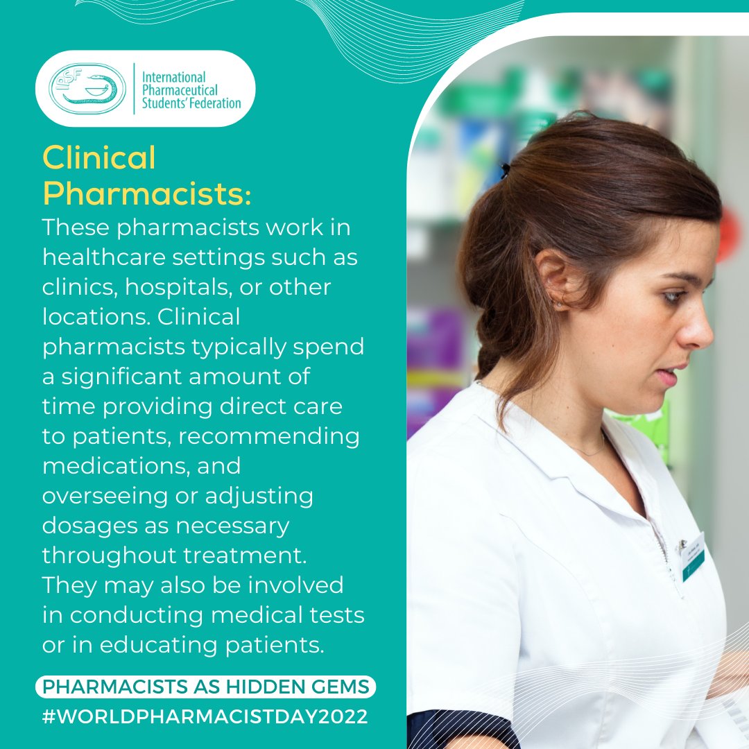 IPSForg's tweet photo. [𝐃𝐢𝐟𝐟𝐞𝐫𝐞𝐧𝐭 𝐏𝐚𝐭𝐡𝐰𝐚��𝐬]
Something that distinguishes the pharmacy profession is the wide variety of jobs you can get with your degree!
Swipe right➡️ and learn more!
 #IPSForg #WorldPharmacistDay2022  #WPD2022 #PD #ProfessionalDevelopment #KeepingitPD #GoProwithPD https://t.co/H9v8W7cHyk