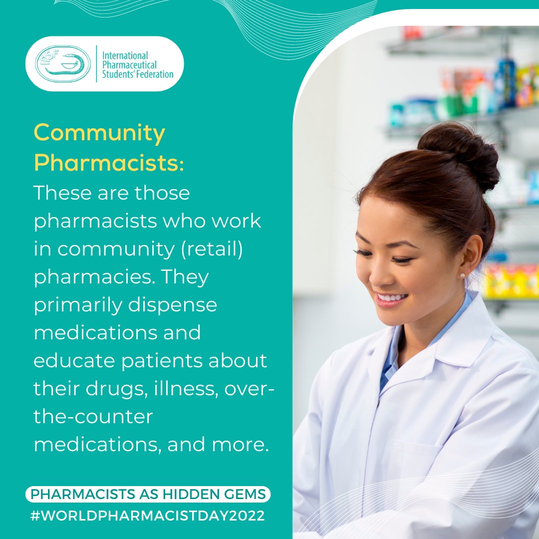 IPSForg's tweet photo. [𝐃𝐢𝐟𝐟𝐞𝐫𝐞𝐧𝐭 𝐏𝐚𝐭𝐡𝐰𝐚��𝐬]
Something that distinguishes the pharmacy profession is the wide variety of jobs you can get with your degree!
Swipe right➡️ and learn more!
 #IPSForg #WorldPharmacistDay2022  #WPD2022 #PD #ProfessionalDevelopment #KeepingitPD #GoProwithPD https://t.co/H9v8W7cHyk