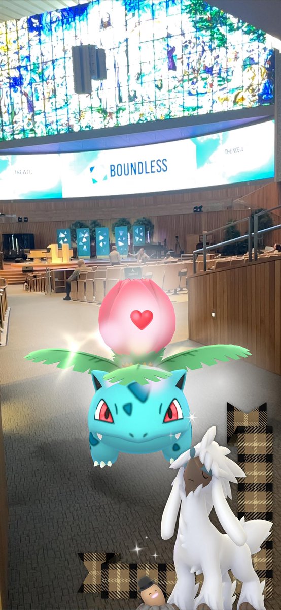 RevHeatherDorr's tweet photo. Just offering treats to my Ivysaur at #ShareChurchLI - I know there are at least 3 other #PokemonGO players here this week from their activity! 👀 https://t.co/PyNkrIDEdN