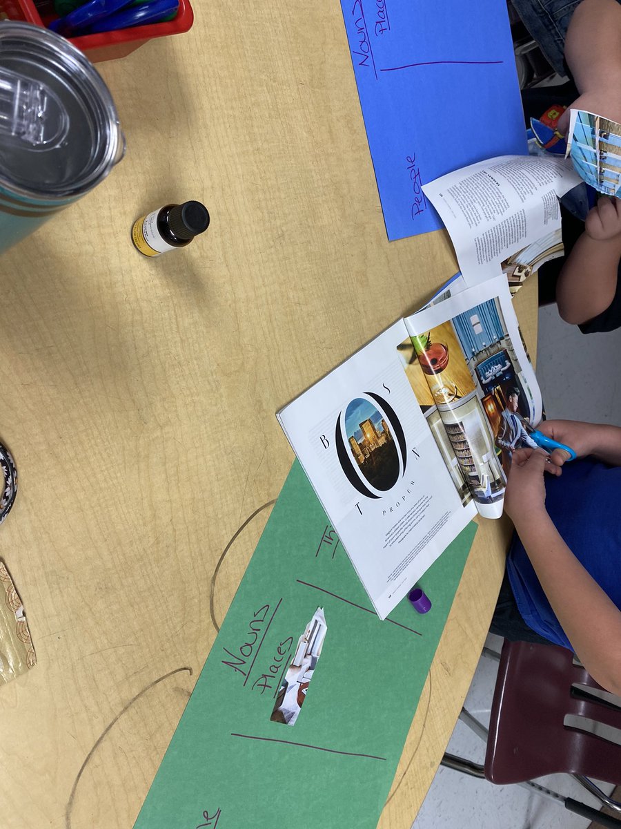 melissa_bennett's tweet photo. Hands on activity sorting nouns we found in magazines. They really seemed to enjoy it! https://t.co/6iDzsBfIkc