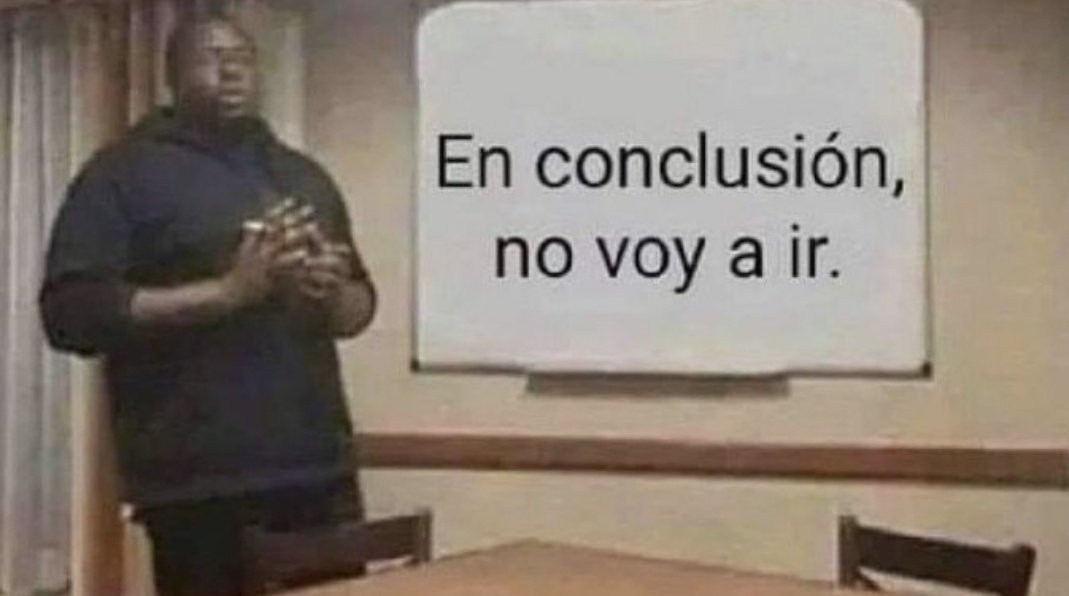 cuando digo “yo te aviso”
